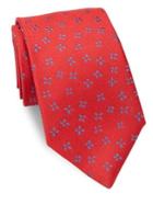 Charvet Floral Pattern Silk Tie