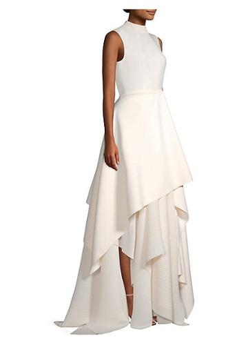 Solace London Serafine Sleeveless Tiered Gown