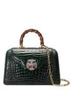 Gucci Crocodile Top Handle Bag