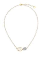 Marco Bicego Lunaria 18k Gold Pave Diamond & Mother-of-pearl Necklace