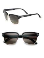 Tom Ford Eyewear River 57mm Square Sunglasses