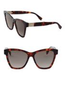 Fendi 55mm Oversized Cat Eye Sunglasses