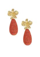 Lizzie Fortunato Citrus 18k Goldplated Cord Drop Earrings