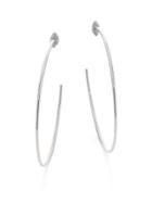 Vita Fede Asteria Marquise Stud Hoop Earrings/2.5
