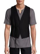 The Kooples Solid Wool Vest