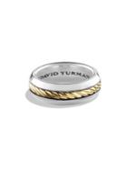 David Yurman Cable Collection 18k Yellow Gold & Sterling Silver Ring
