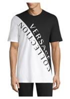 Versace Collection Colorblock Graphic Tee
