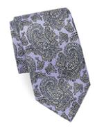 Brioni Outlined Paisley Silk Tie