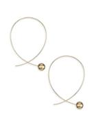 Lana Jewelry Vice 14k Yellow Gold Upside Down Hoop Earrings