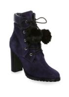 Jimmy Choo Elba Suede And Rabbit Fur Boots