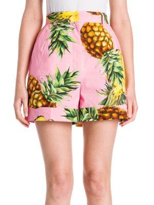 Dolce & Gabbana Cotton Pineapple Shorts
