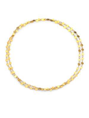 Gurhan Lush 24k Yellow Gold Long Flake Necklace