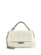 Stella Mccartney Becket Small Woven Faux Leather Shoulder Bag