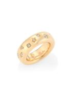 Pomellato Iconica Diamond & 18k Yellow Gold Ring