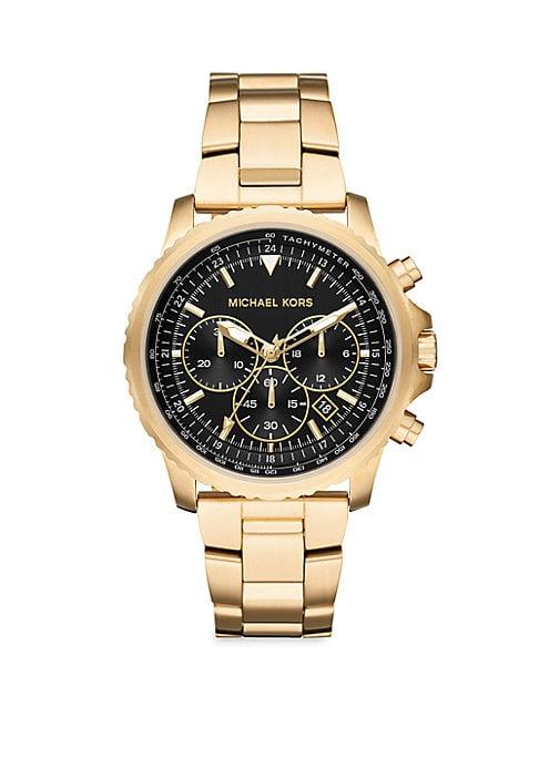 Michael Kors Theroux Chronograph Stainless Steel Bracelet Watch