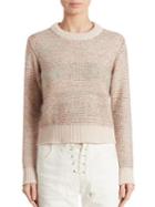 Chloe Wool & Cashmere Tweed Sweater