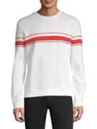 A.p.c. Robin Striped Cotton Sweatshirt