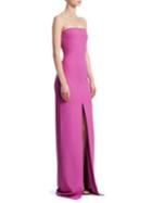 Solace London Bysha Strapless Front Slit Gown
