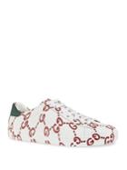 Gucci Ace Logo Leather Sneakers