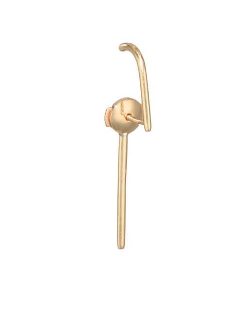 Katkim Single 18k Yellow Gold Earring