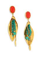 Aurelie Bidermann Monteroso Turquoise Drop Earrings