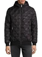 Versace Jeans Quilted Hooded Jacket