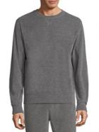 A.p.c. Long Sleeve Heathered Sweatshirt