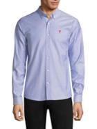 Ami Long-sleeve Cotton Button-down Shirt
