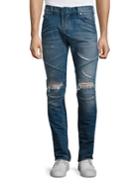 Pierre Balmain Slim-fit Distressed Jeans