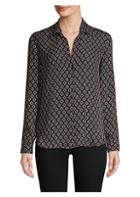 L'agence Nina Button-front Blouse