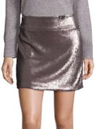 Halston Heritage Sequin Mini Skirt