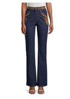 Etro Embroidery Flare Jeans