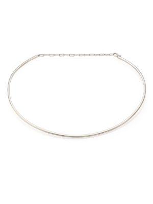 Jennifer Zeuner Jewelry Kerry Sterling Silver Choker Necklace