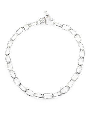 Ippolita Glamazon Sterling Silver Oval Link Toggle Necklace