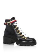 Gucci Magnum Leather Moto Boots