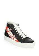 Givenchy Leather Motorcross Sneakers