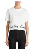 Stella Mccartney Love Messages Cropped T-shirt