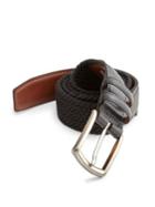 Saks Fifth Avenue Collection Italian Calfskin Leather Woven Belt