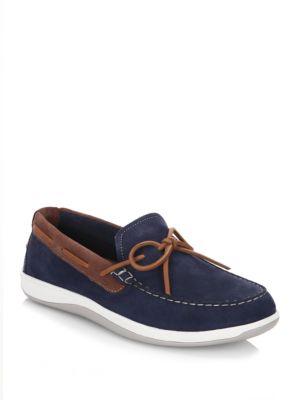 Cole Haan Boothbay Camp Nubuck Leather Moccasins