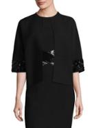 Michael Kors Collection Sequin Embellished Wool Jacket