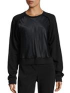 Dkny Knitted Overlay Pullover