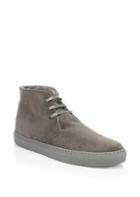 Saks Fifth Avenue Collection Suede & Shearling Chukka Sneakers
