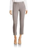 Peserico Cotton Blend Cropped Trousers