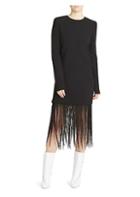 Givenchy Long-sleeve Fringe Dress