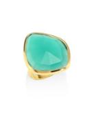 Monica Vinader Siren Nugget Green Onyx Cocktail Ring