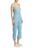 Mother Cotton Chambray Jumpsuit