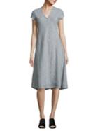 Eileen Fisher Organic Linen A-line Dres