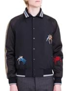 Lanvin Embroidered Spider Baseball Jacket