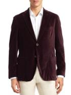 Saks Fifth Avenue Collection Velvet Cotton Sportcoat
