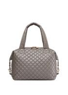 Mz Wallace Medium Metallic Quilted Sutton Tote